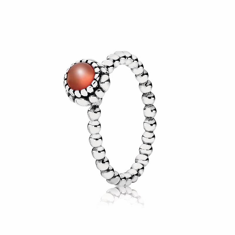 Pandora Birthday Blooms Ring July Silver Egypt VG7248150